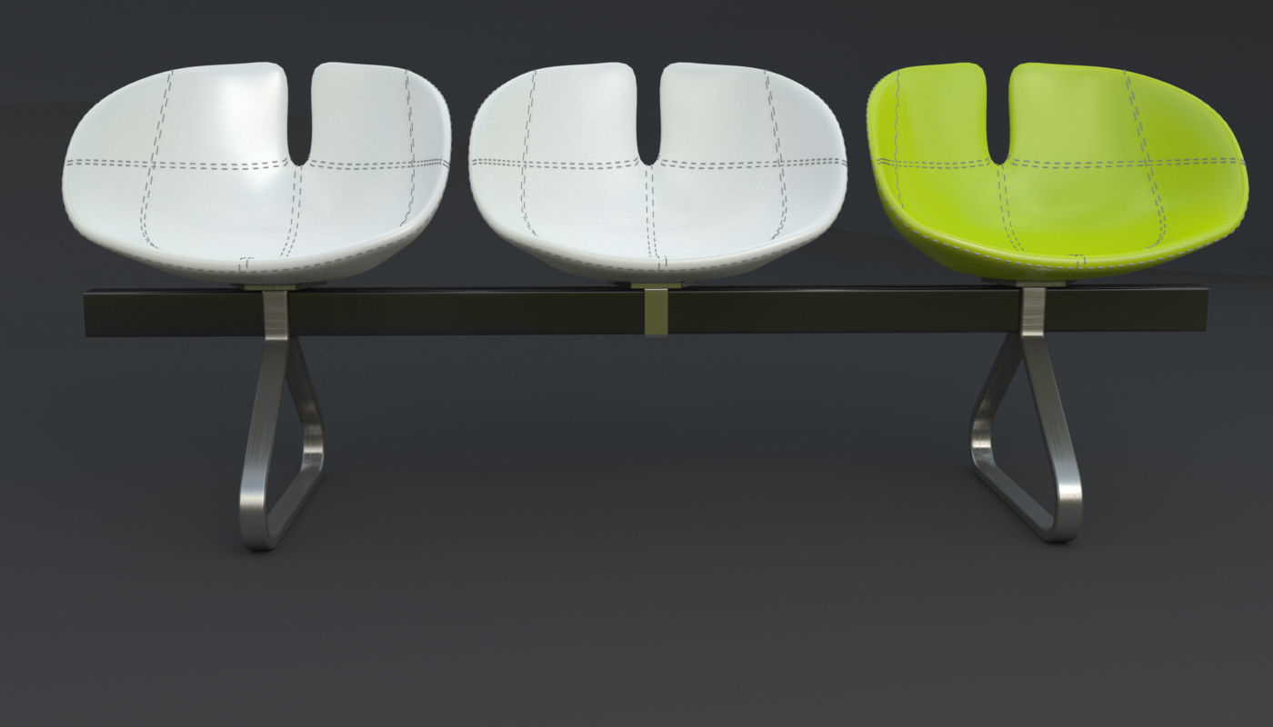 Fjord Bench Sistema Iray piu 3ds max 3D model_83