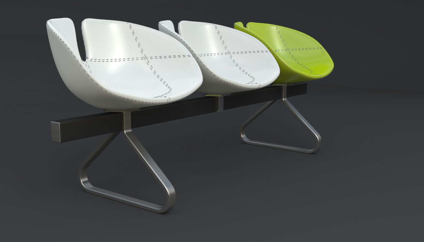 Fjord Bench Sistema Iray piu 3ds max 3D model_52