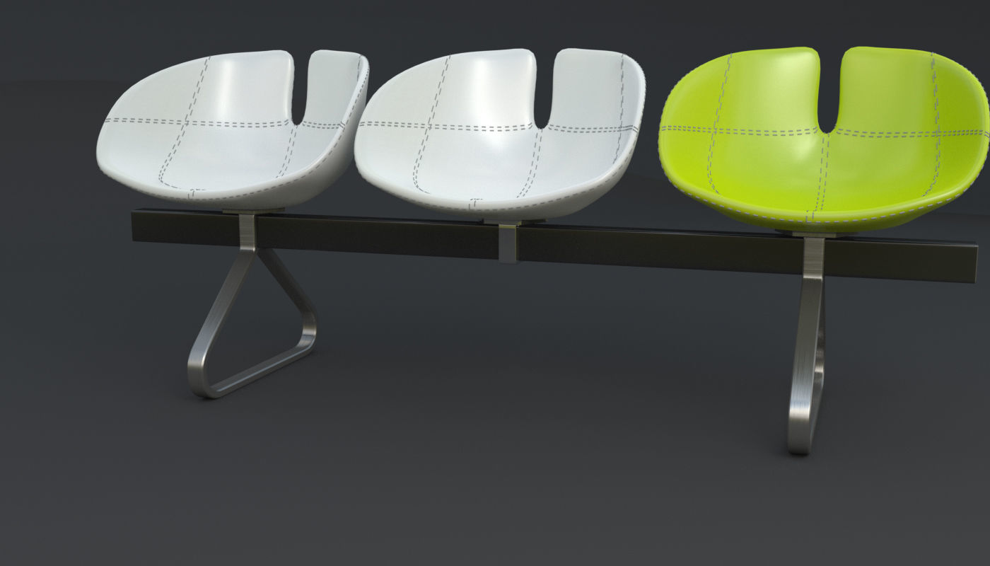Fjord Bench Sistema Iray piu 3ds max 3D model_81