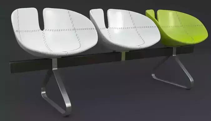 Fjord Bench Sistema Iray piu 3ds max 3D model