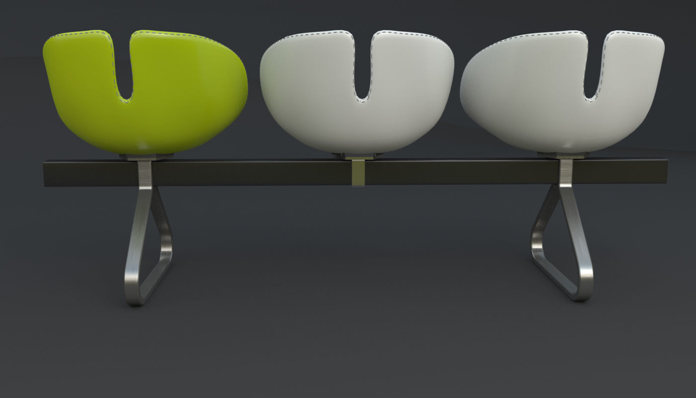 Fjord Bench Sistema Iray piu 3ds max 3D model_65