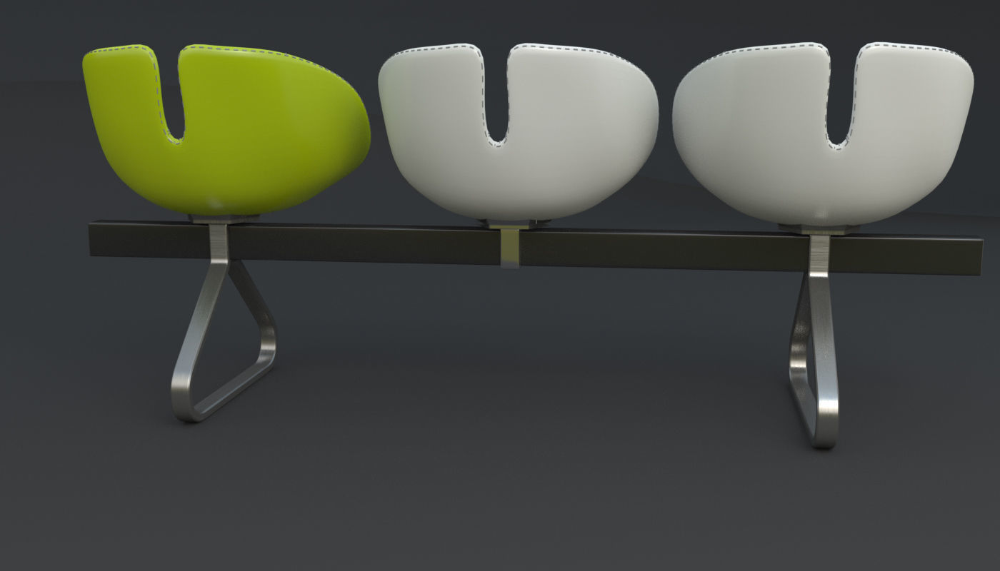 Fjord Bench Sistema Iray piu 3ds max 3D model_64