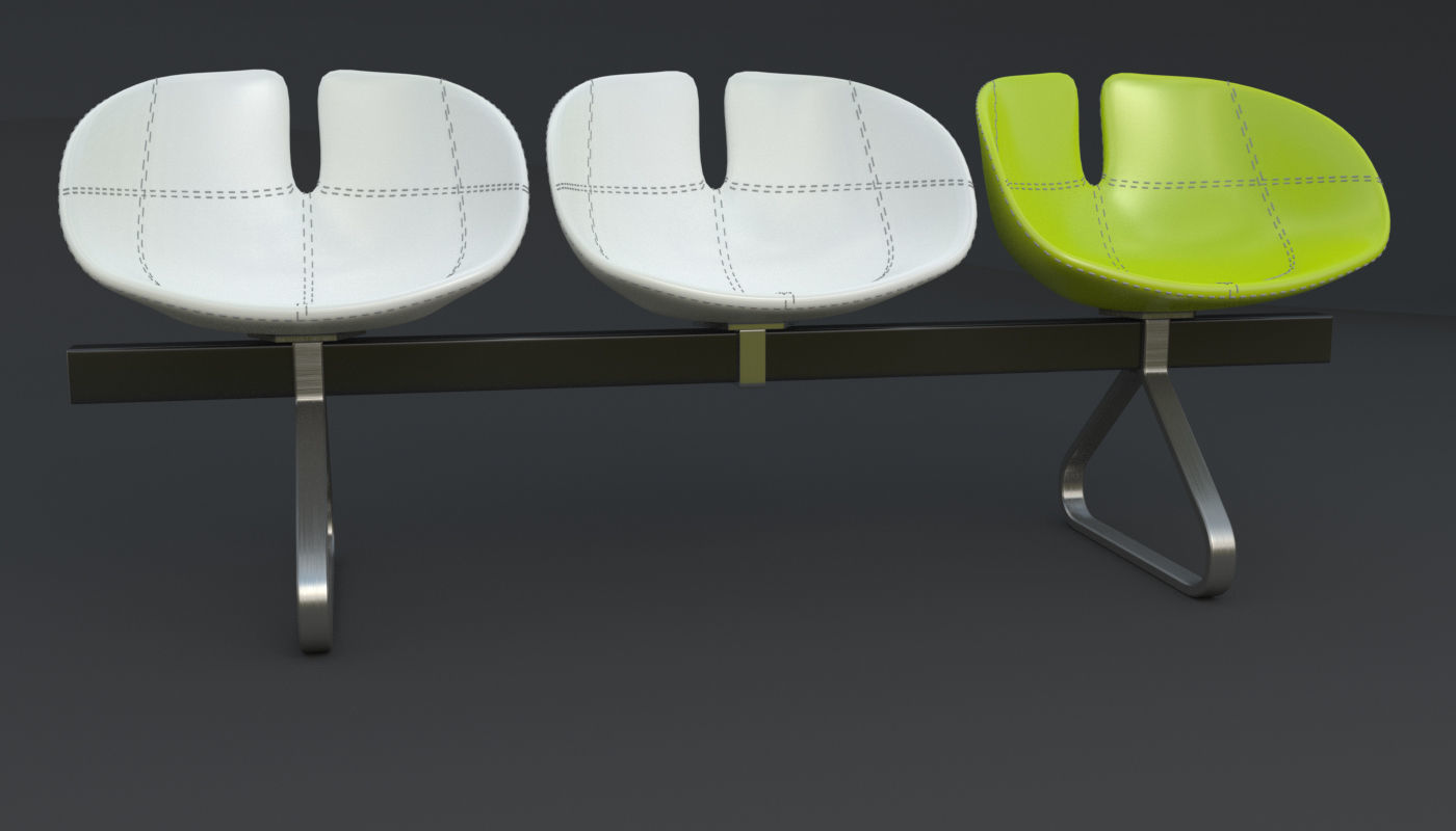 Fjord Bench Sistema Iray piu 3ds max 3D model_84