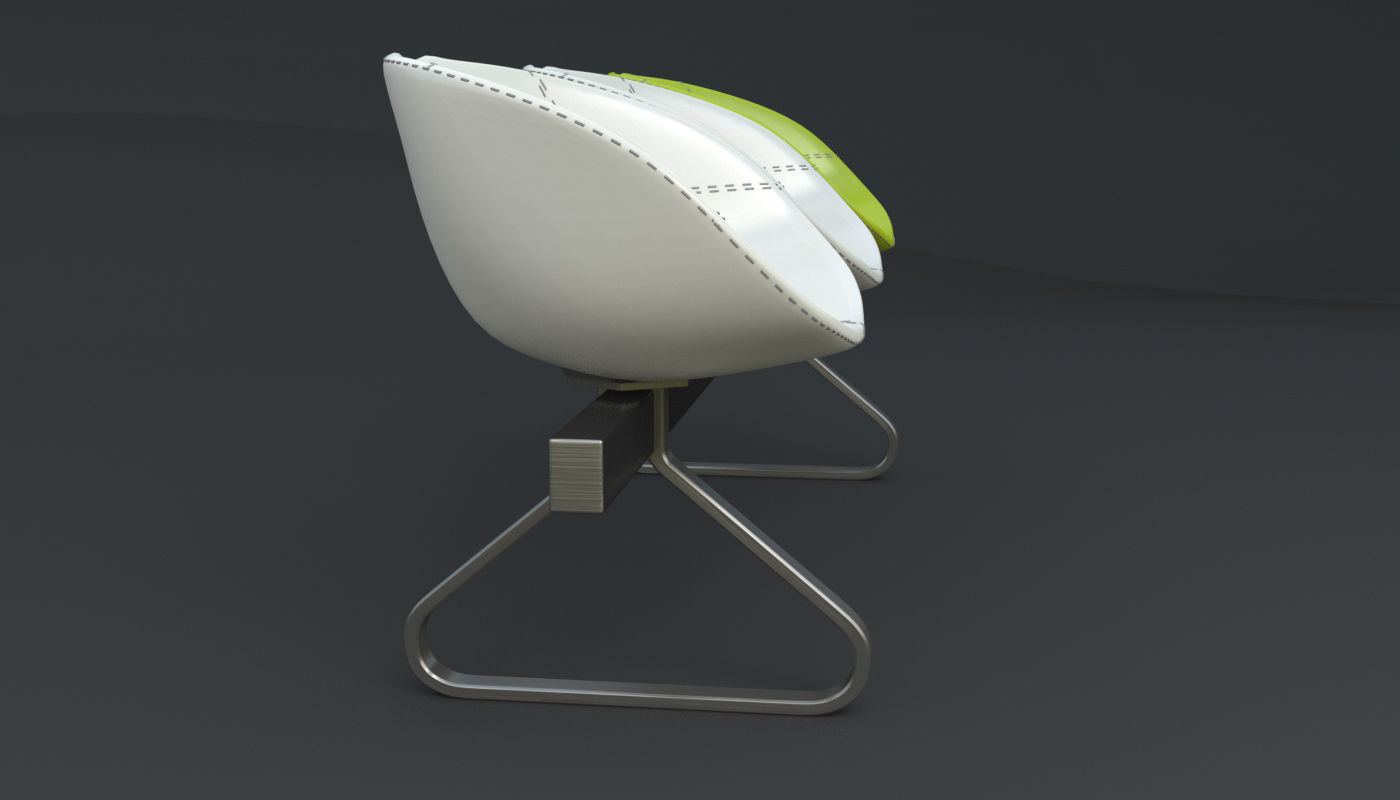 Fjord Bench Sistema Iray piu 3ds max 3D model_55