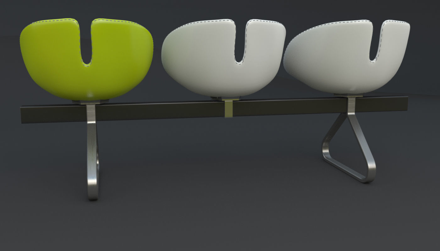 Fjord Bench Sistema Iray piu 3ds max 3D model_66