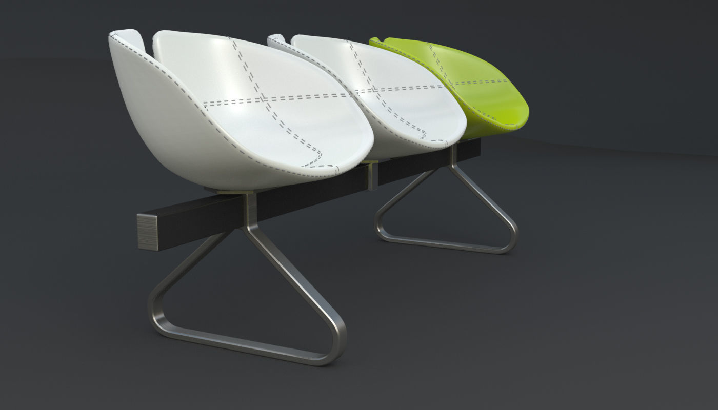 Fjord Bench Sistema Iray piu 3ds max 3D model_53