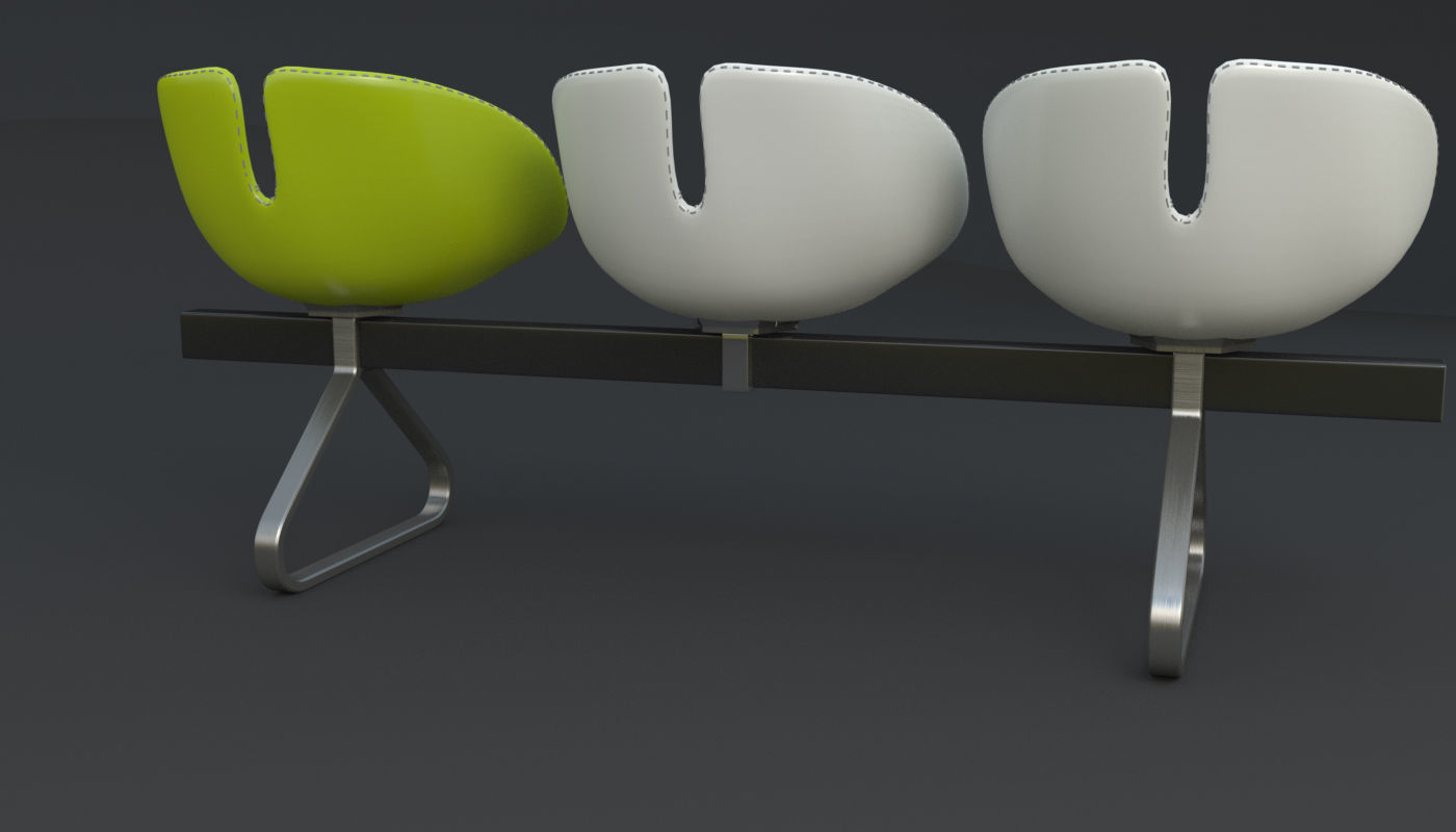 Fjord Bench Sistema Iray piu 3ds max 3D model_63