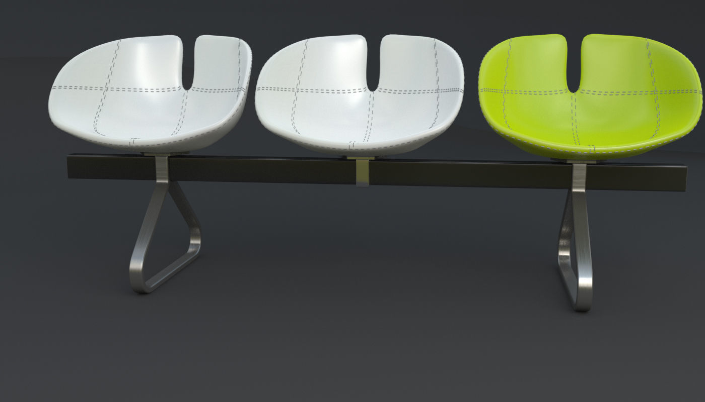 Fjord Bench Sistema Iray piu 3ds max 3D model_82