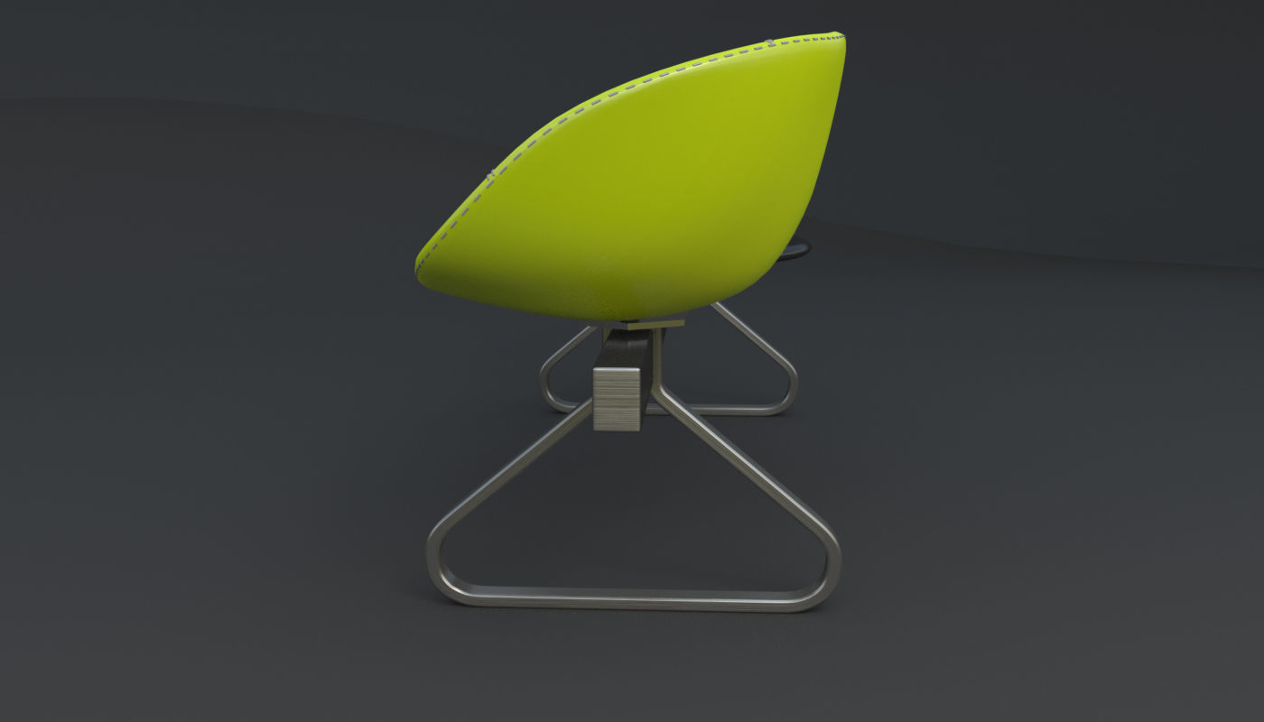 Fjord Bench Two Sistema Iray piu 3ds max 3D model_75