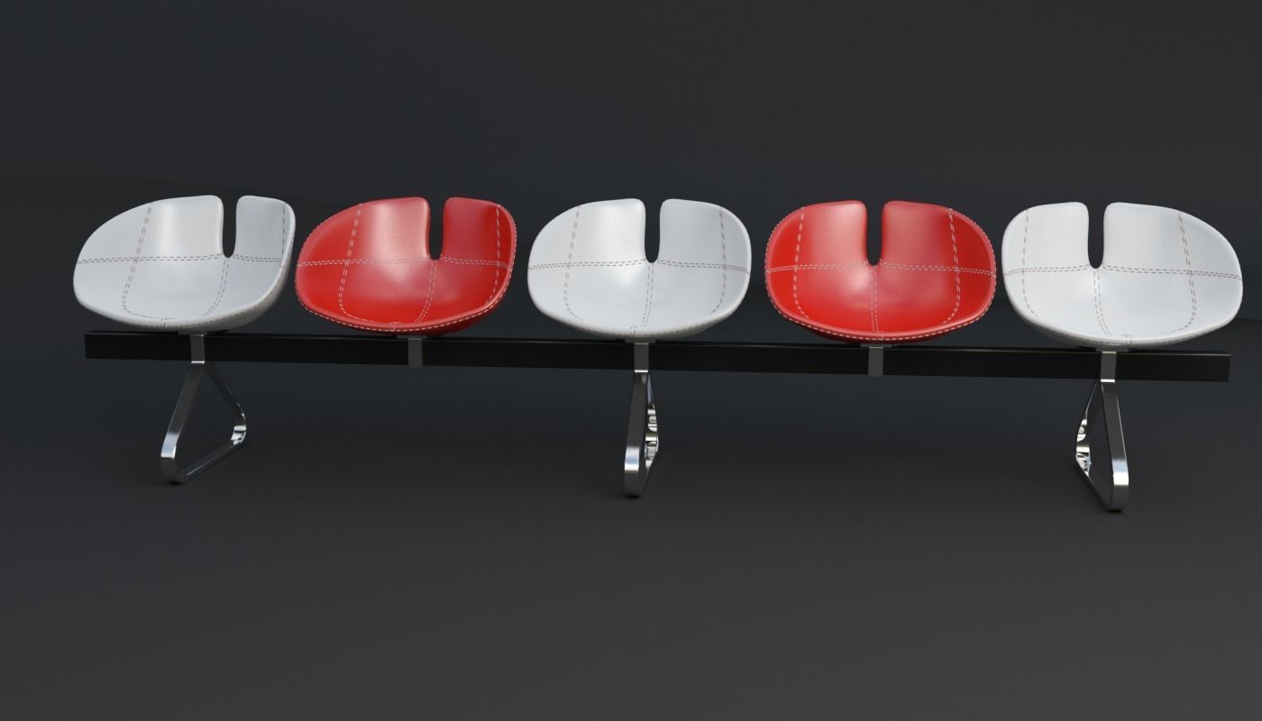 Fjord Bench Sistema Five Iray piu 3D model_86