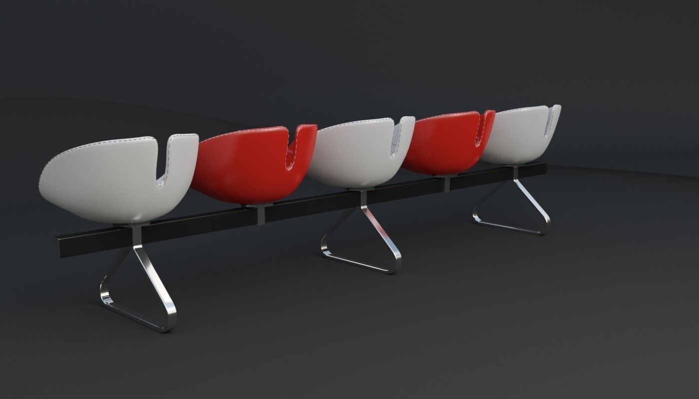 Fjord Bench Sistema Five Iray piu 3D model_73