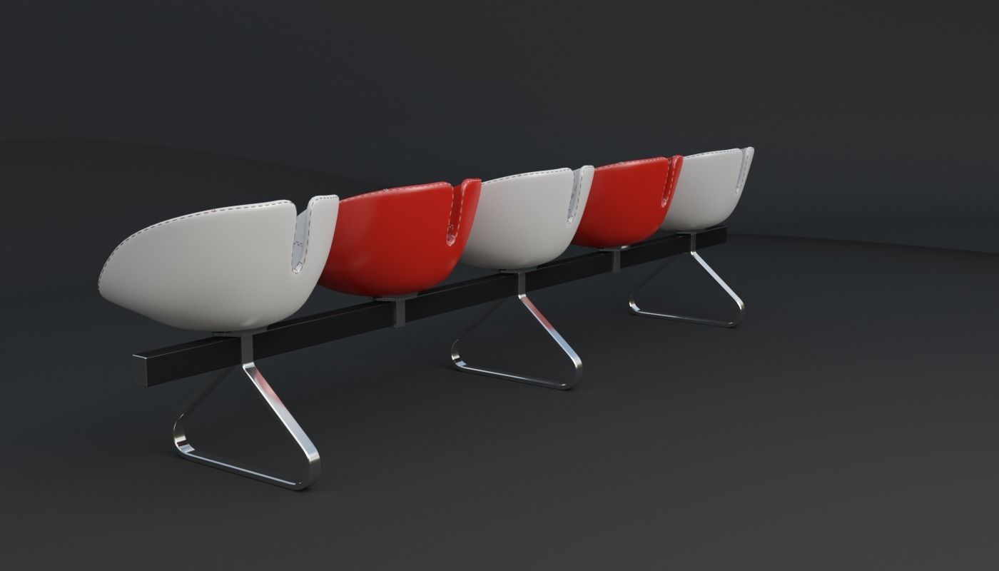 Fjord Bench Sistema Five Iray piu 3D model_74
