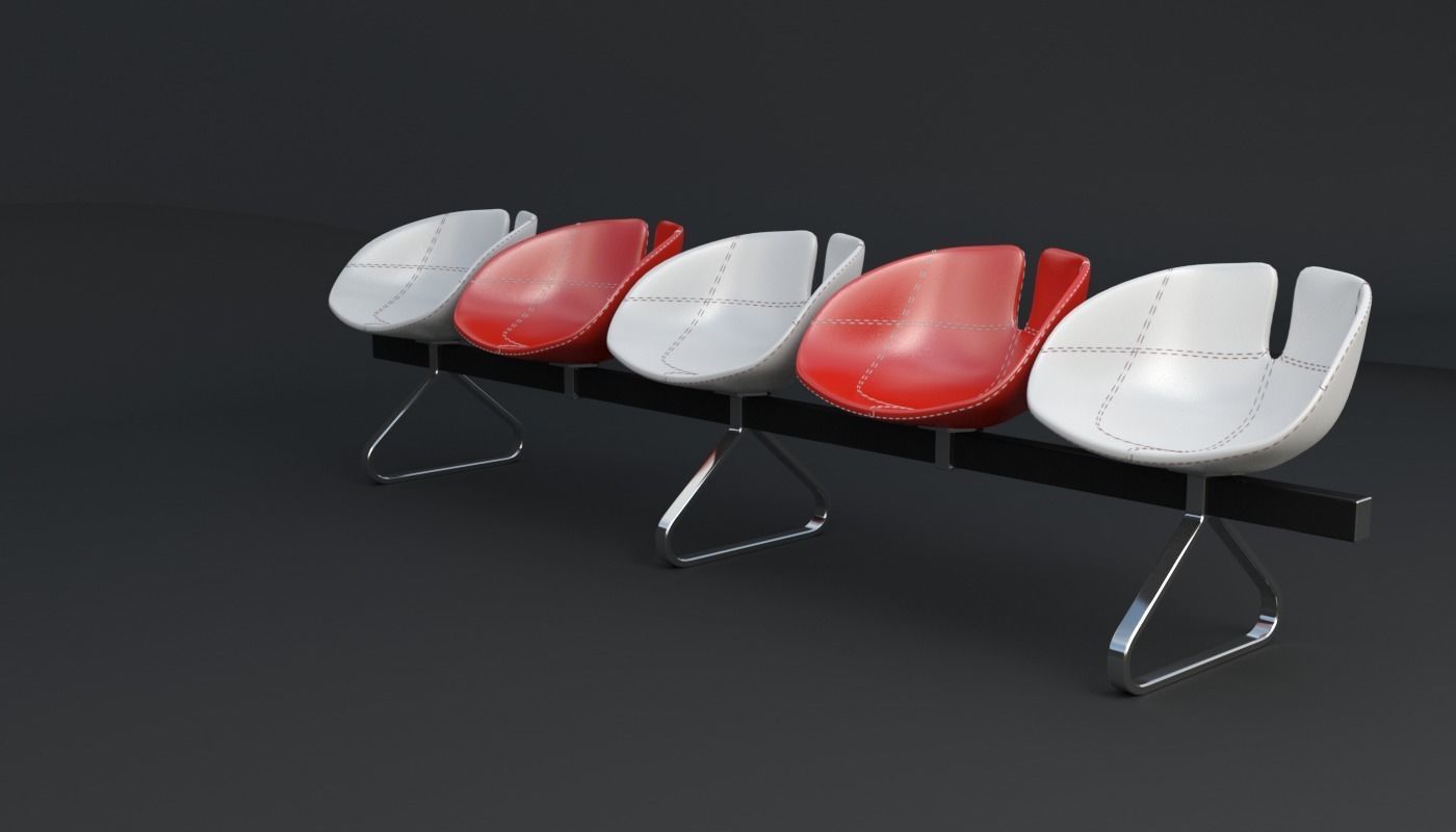 Fjord Bench Sistema Five Iray piu 3D model_82