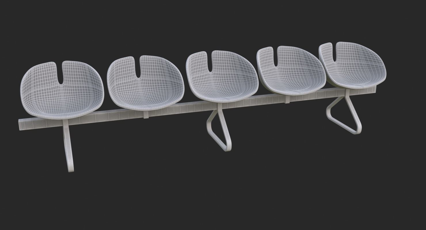 Fjord Bench Sistema Five Iray piu 3D model_54