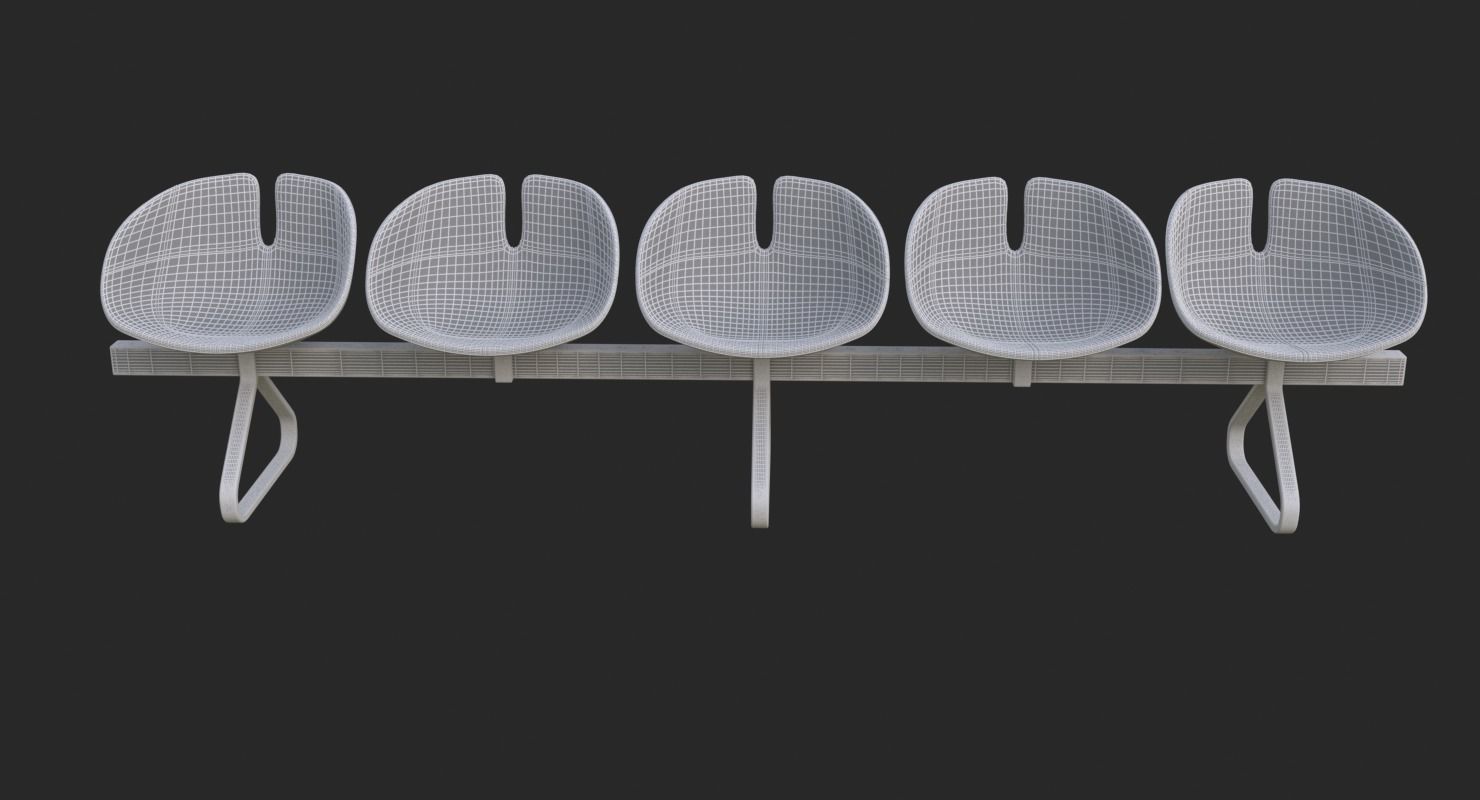 Fjord Bench Sistema Five Iray piu 3D model_52