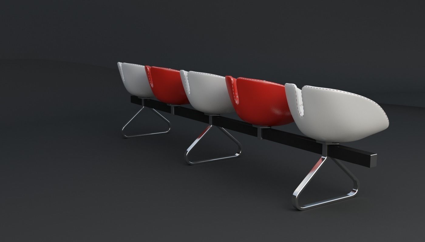 Fjord Bench Sistema Five Iray piu 3D model_63