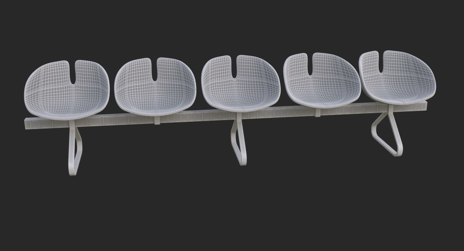Fjord Bench Sistema Five Iray piu 3D model_53