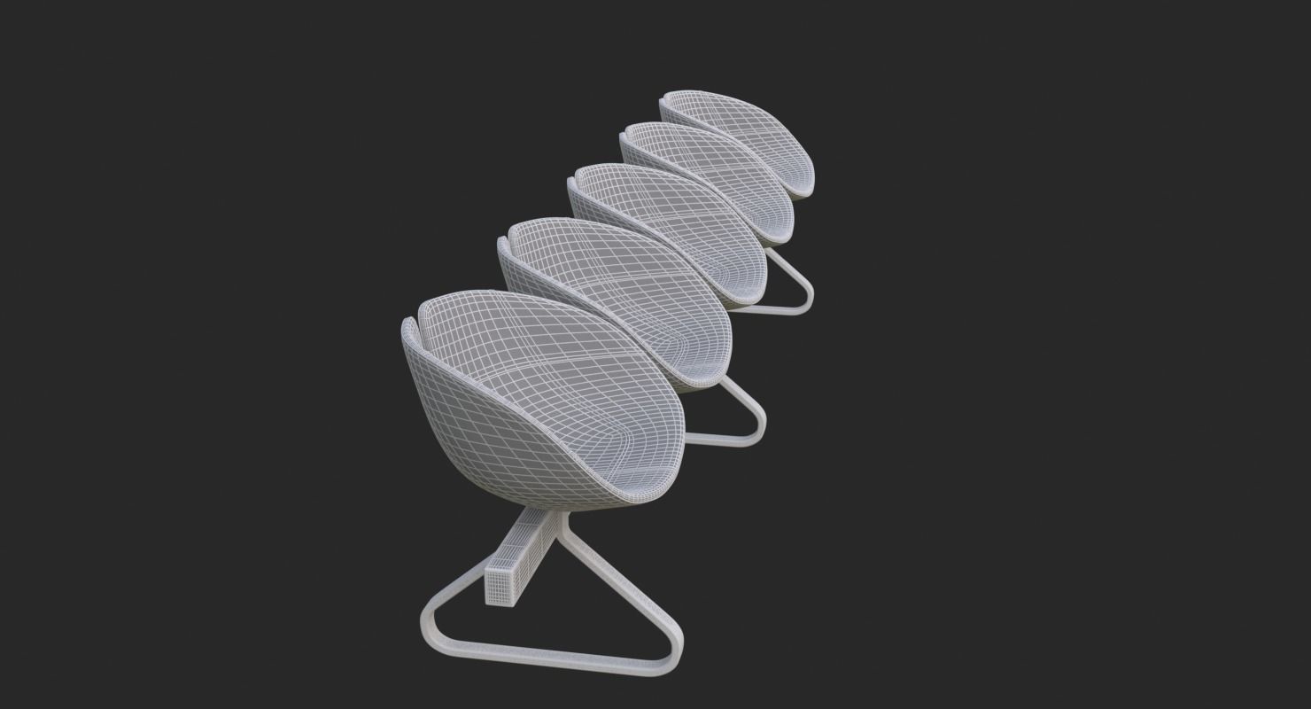 Fjord Bench Sistema Five Iray piu 3D model_24