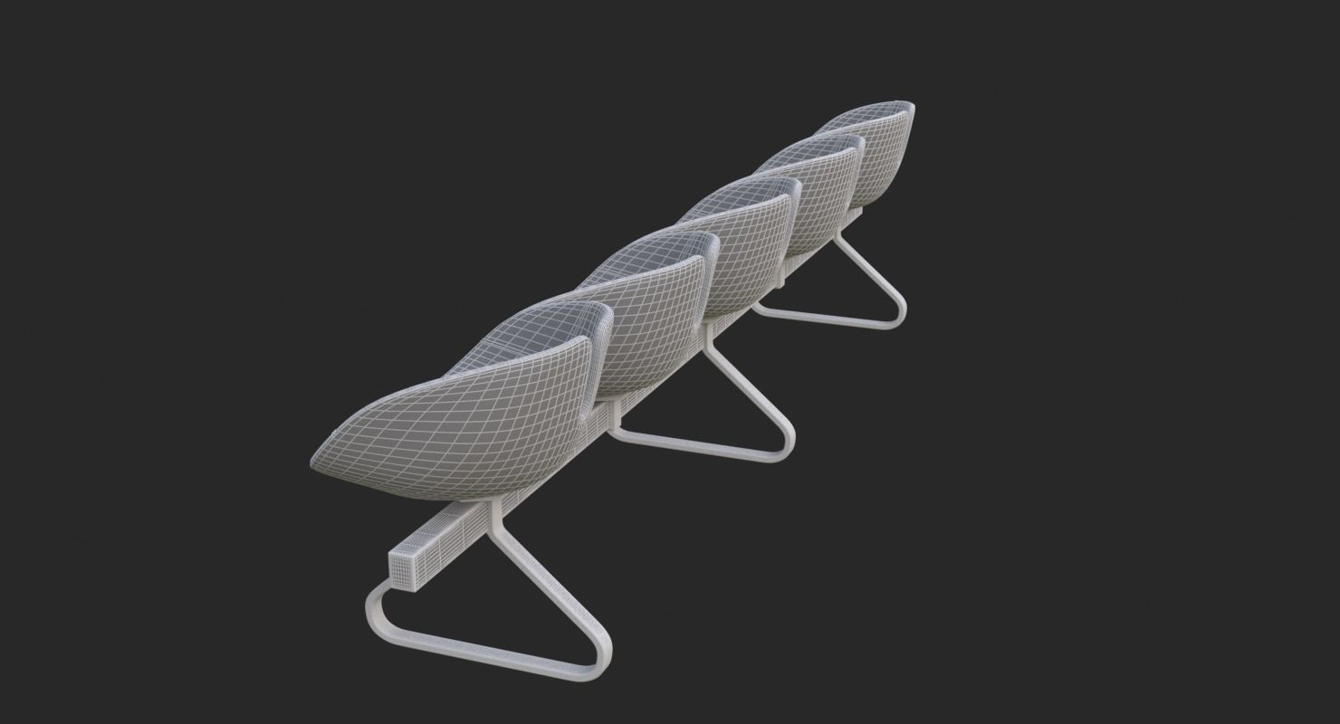 Fjord Bench Sistema Five Iray piu 3D model_41