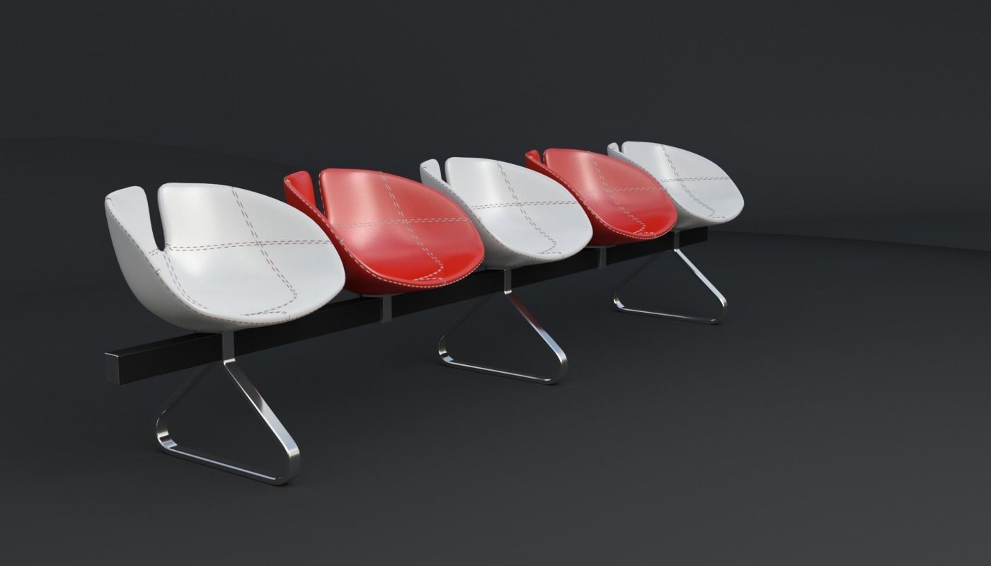 Fjord Bench Sistema Five Iray piu 3D model_56