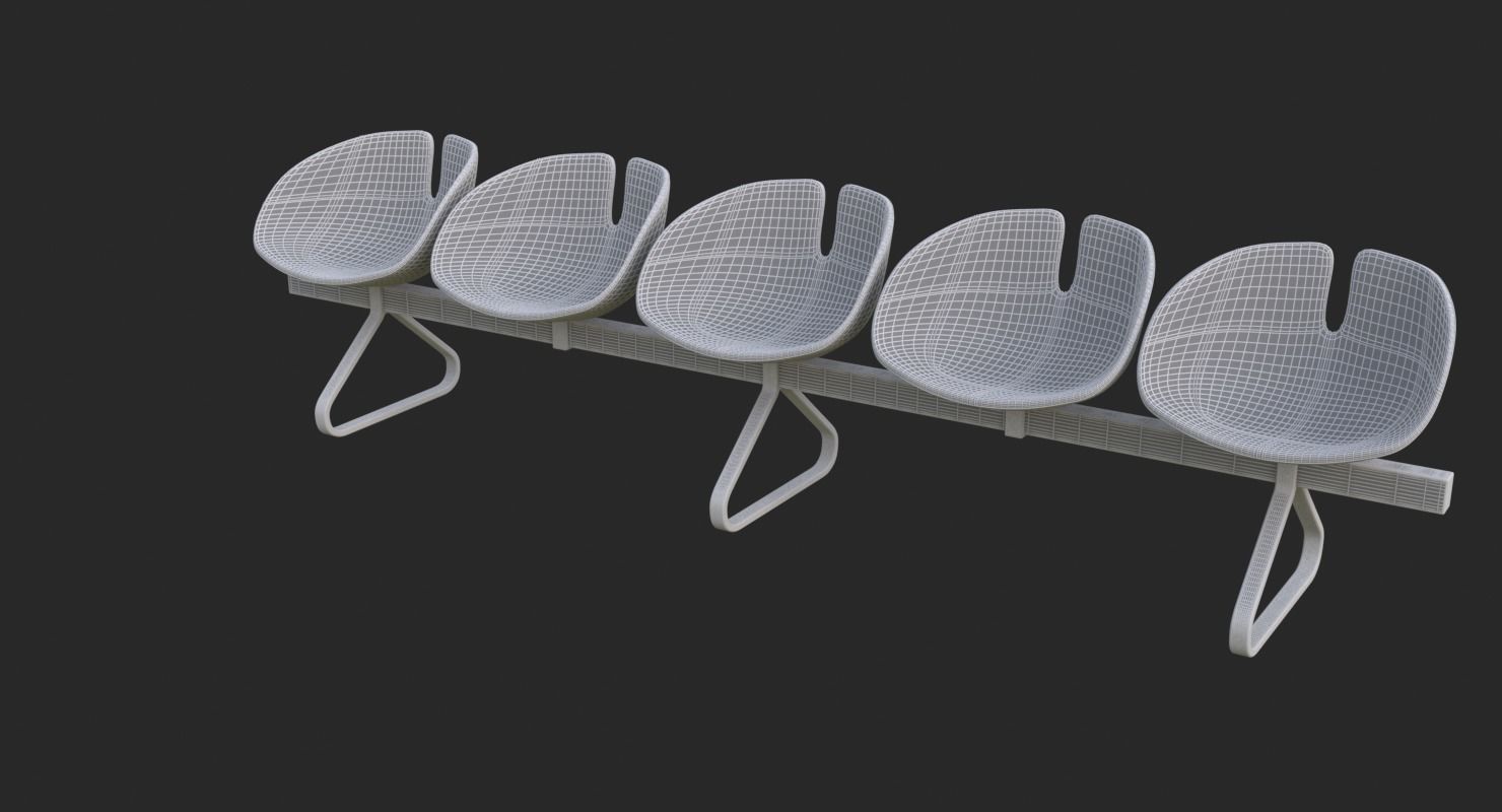Fjord Bench Sistema Five Iray piu 3D model_49