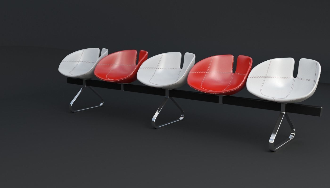 Fjord Bench Sistema Five Iray piu 3D model_83