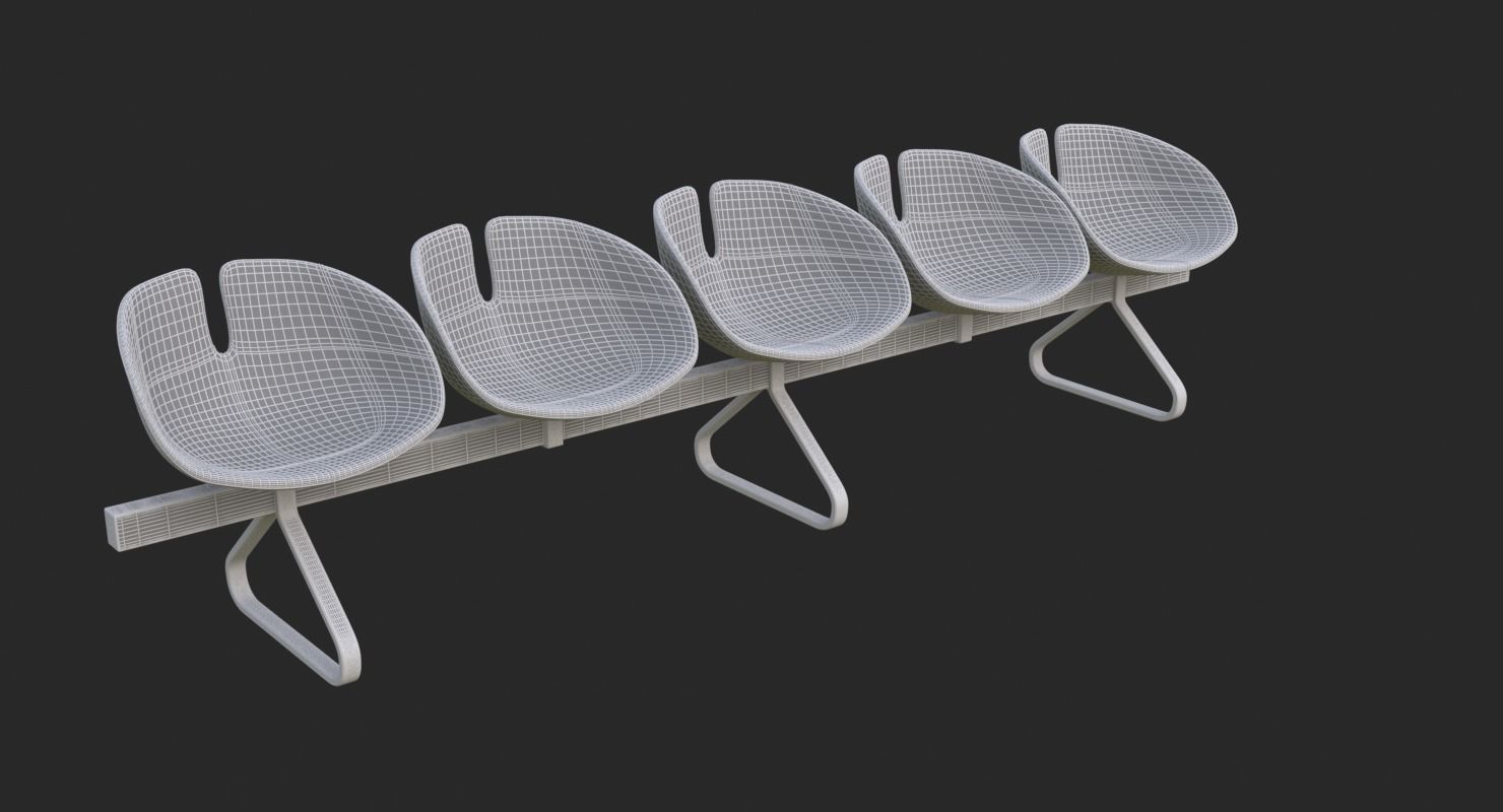Fjord Bench Sistema Five Iray piu 3D model_20
