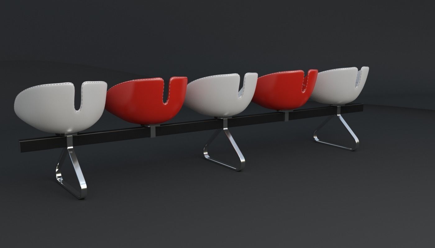 Fjord Bench Sistema Five Iray piu 3D model_72