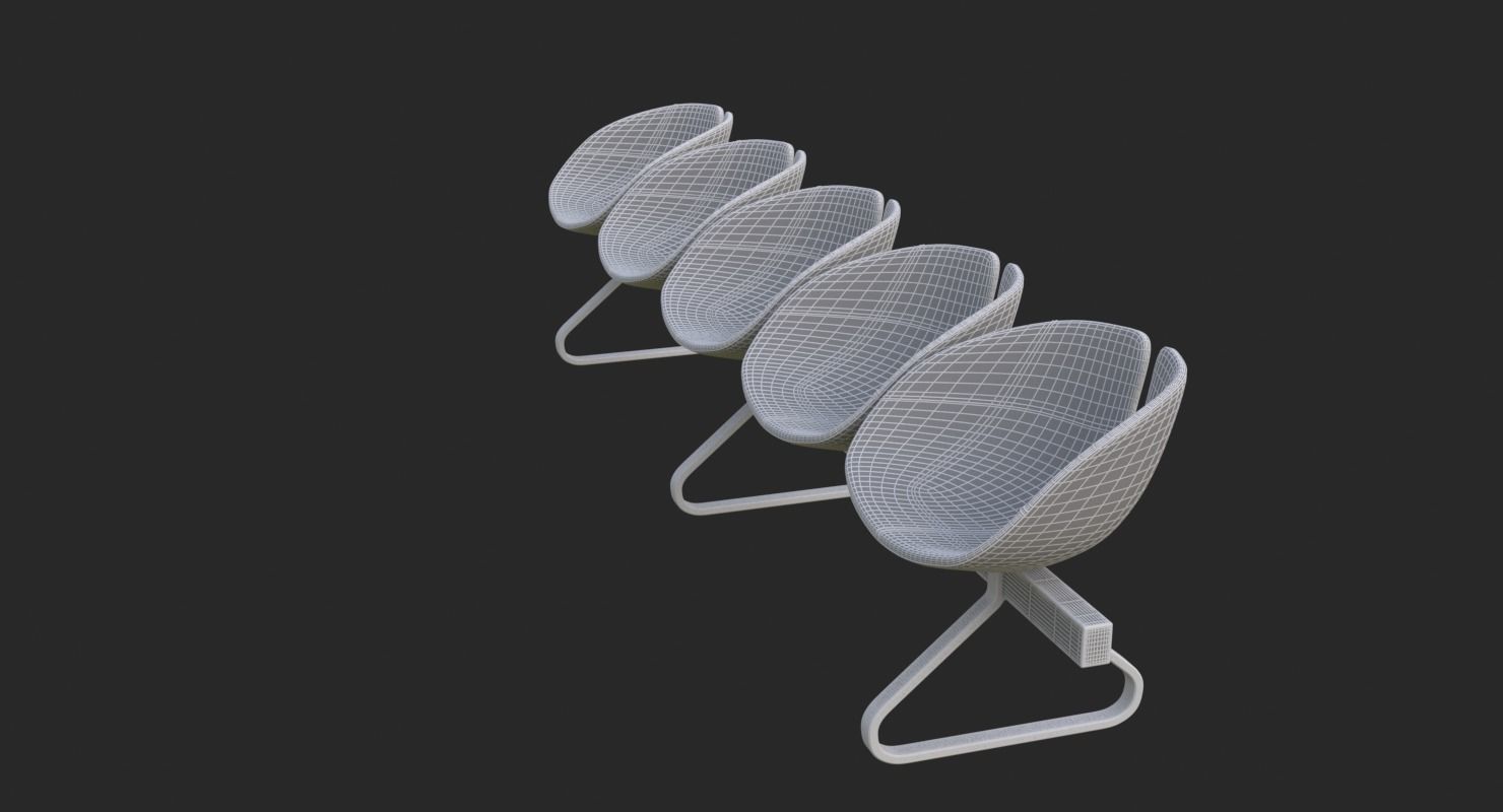 Fjord Bench Sistema Five Iray piu 3D model_45