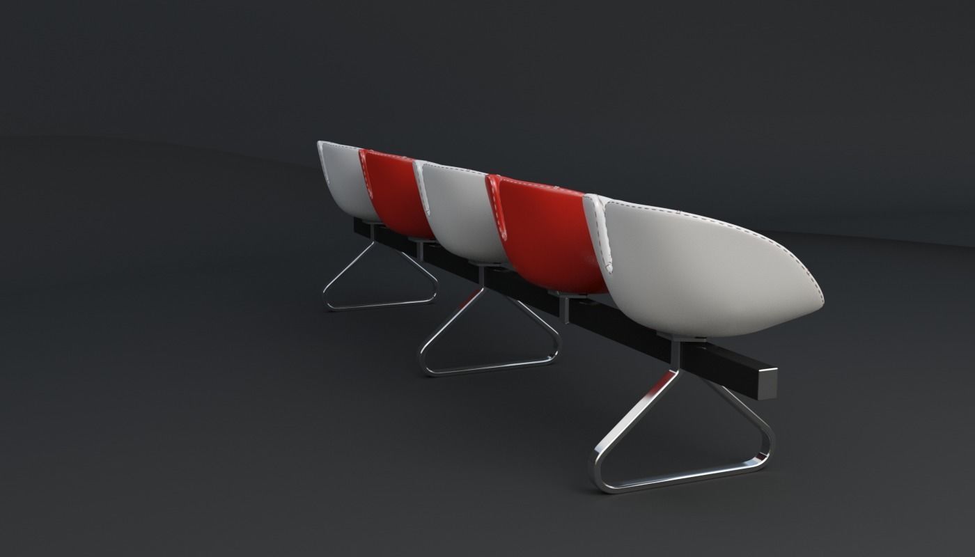 Fjord Bench Sistema Five Iray piu 3D model_62