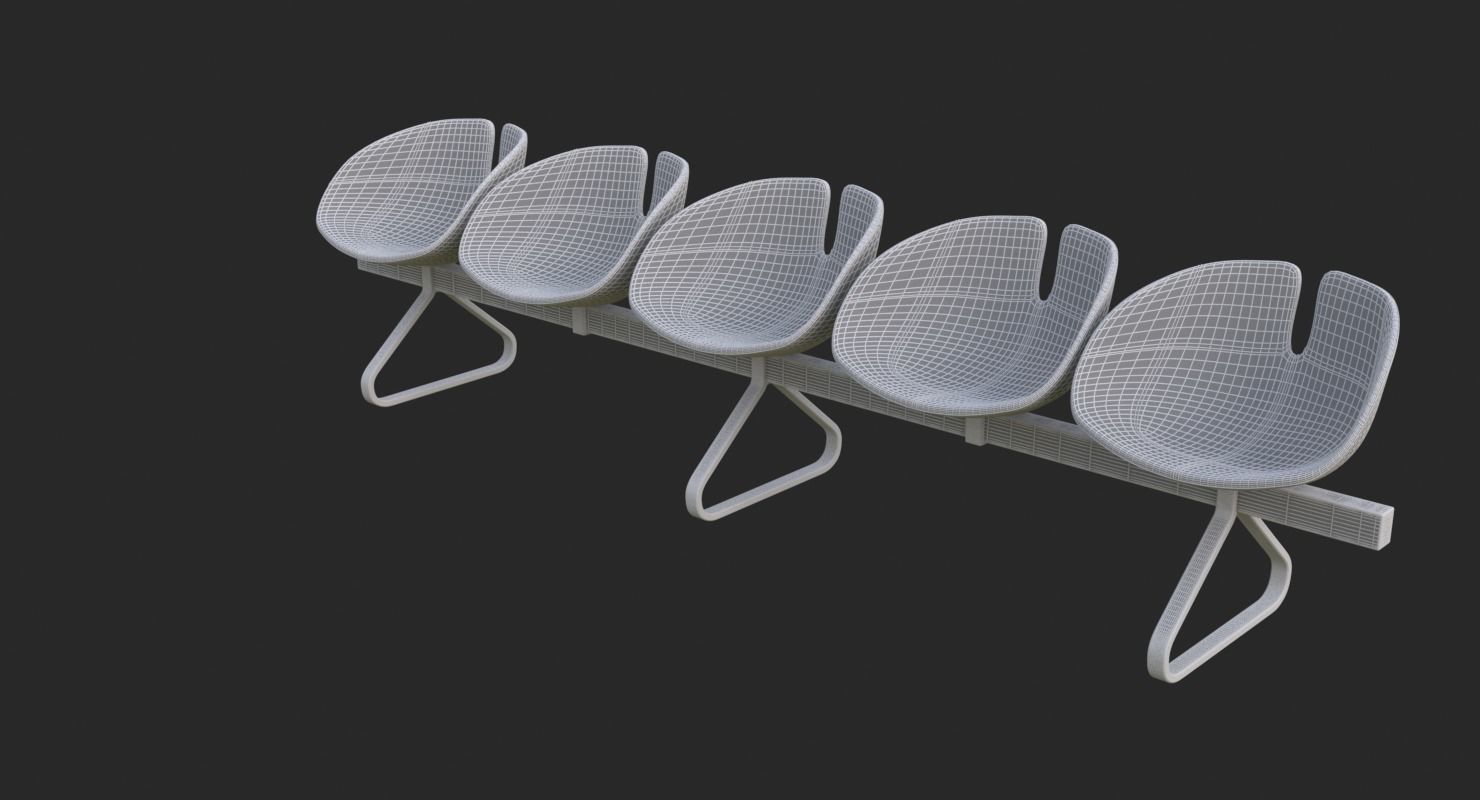 Fjord Bench Sistema Five Iray piu 3D model_48