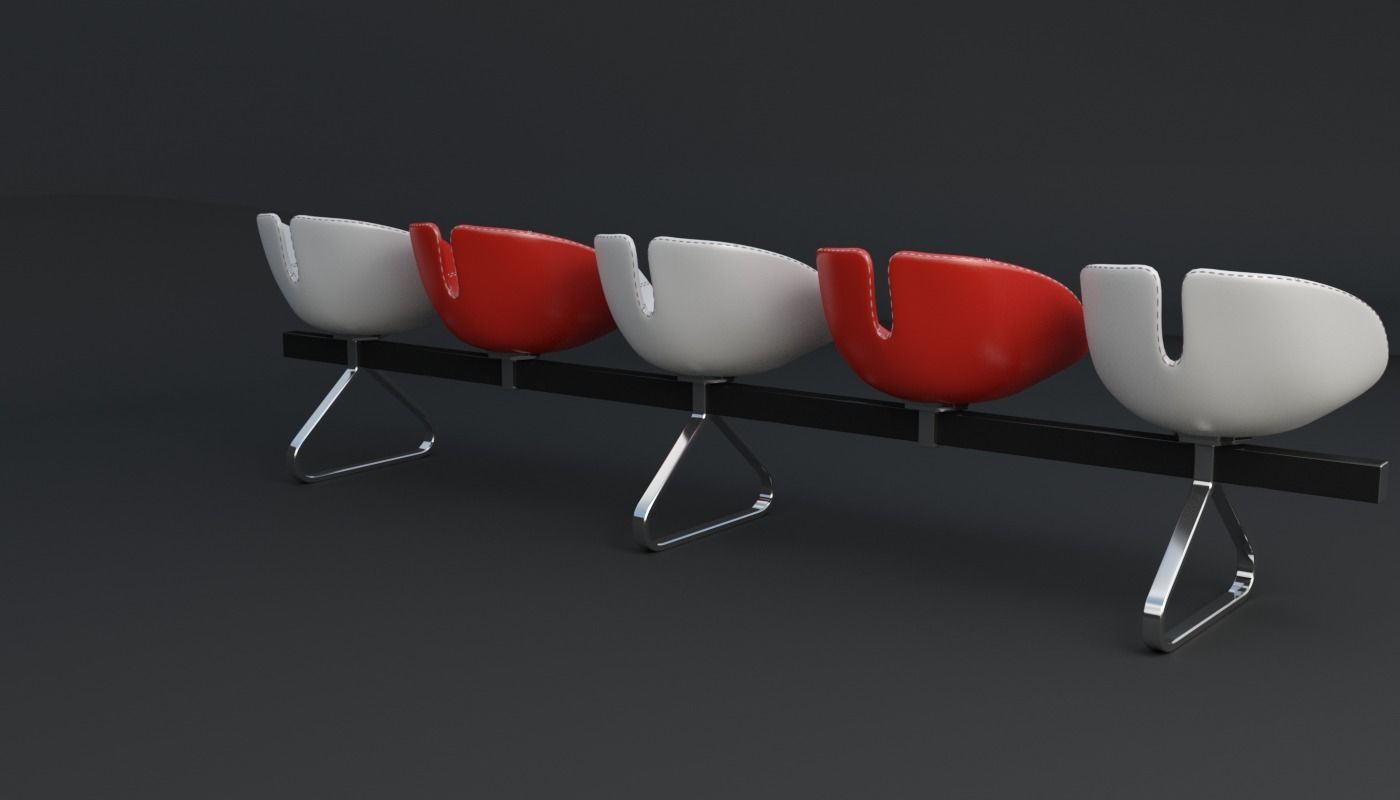 Fjord Bench Sistema Five Iray piu 3D model_65