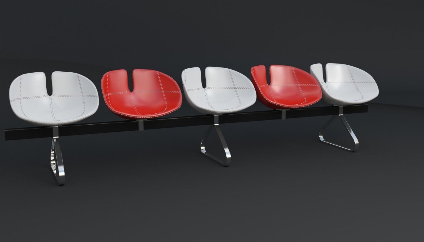 Fjord Bench Sistema Five Iray piu 3D model_89