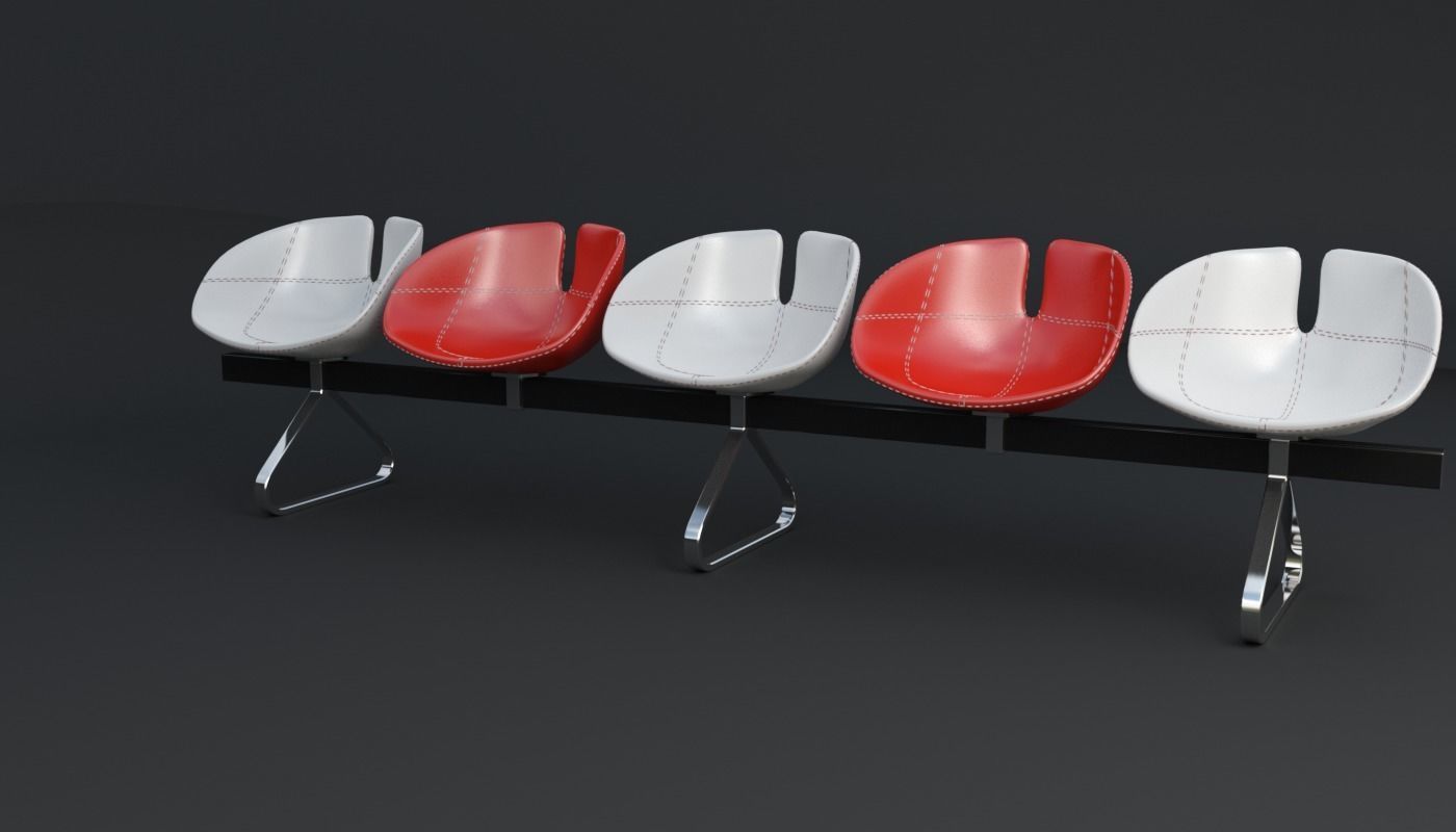 Fjord Bench Sistema Five Iray piu 3D model_84