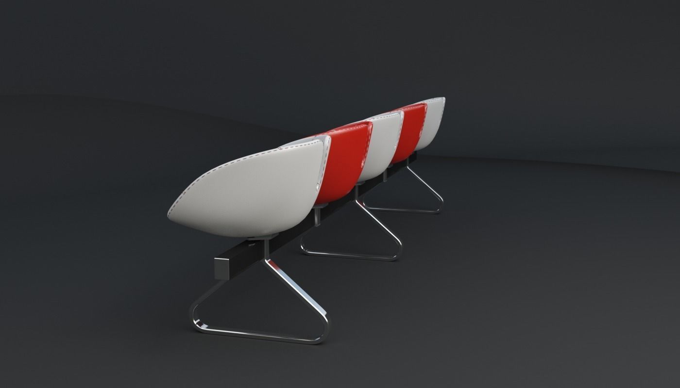 Fjord Bench Sistema Five Iray piu 3D model_76