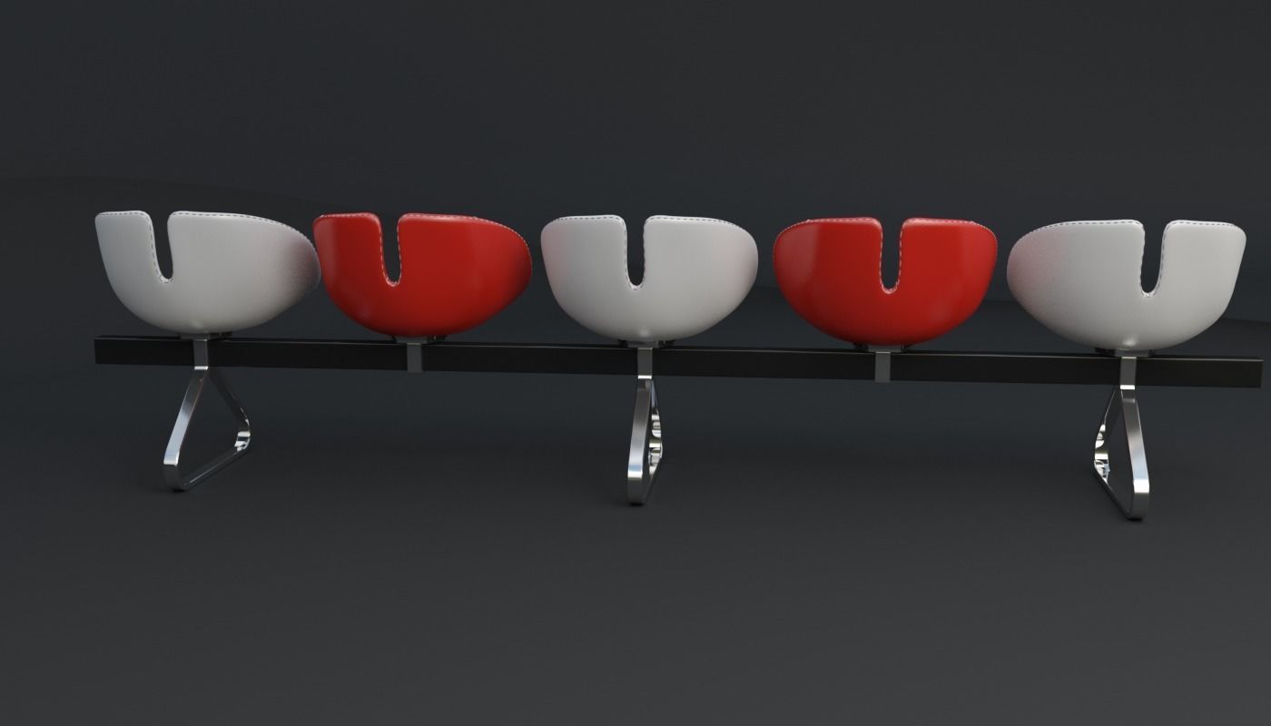 Fjord Bench Sistema Five Iray piu 3D model_68