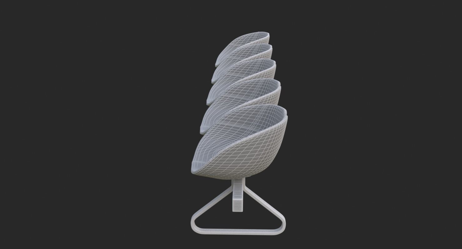 Fjord Bench Sistema Five Iray piu 3D model_43