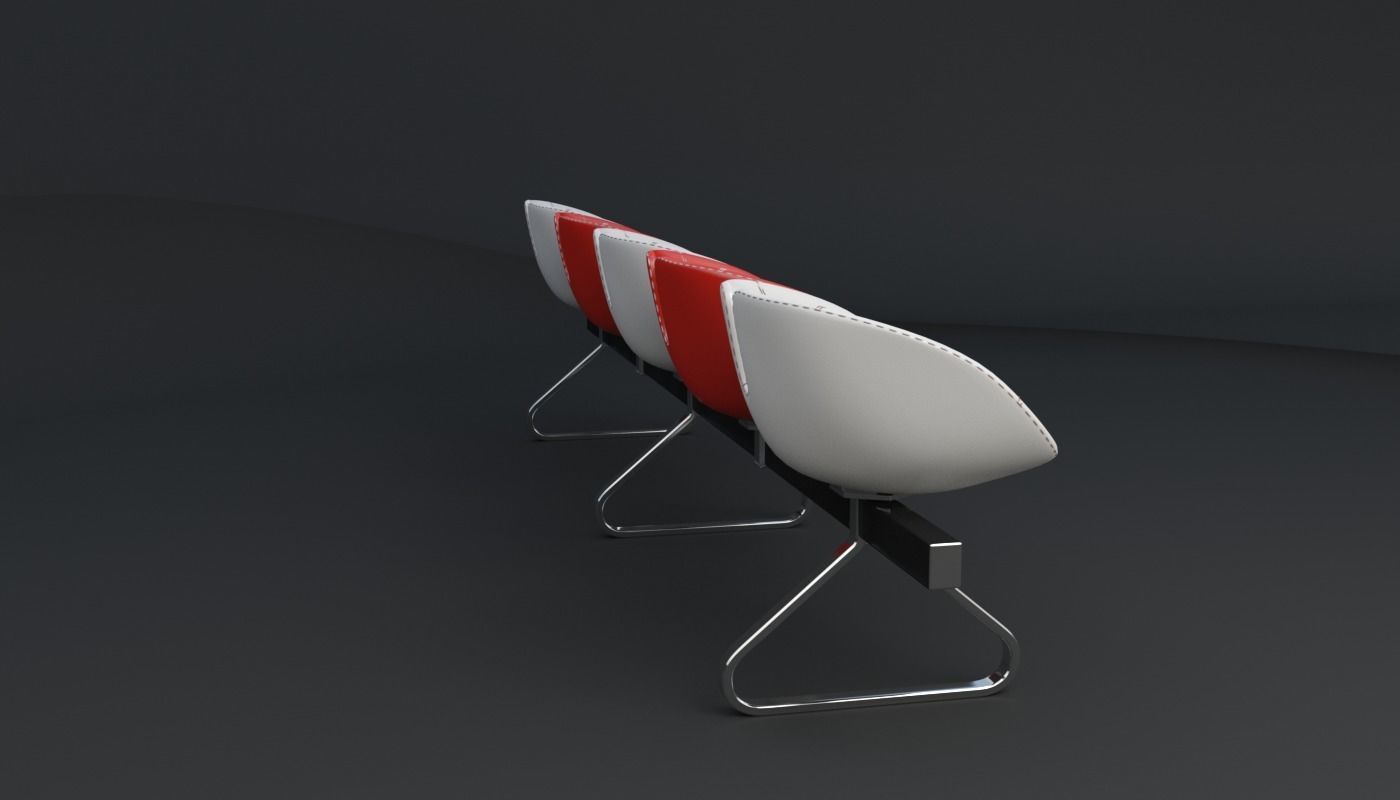 Fjord Bench Sistema Five Iray piu 3D model_61
