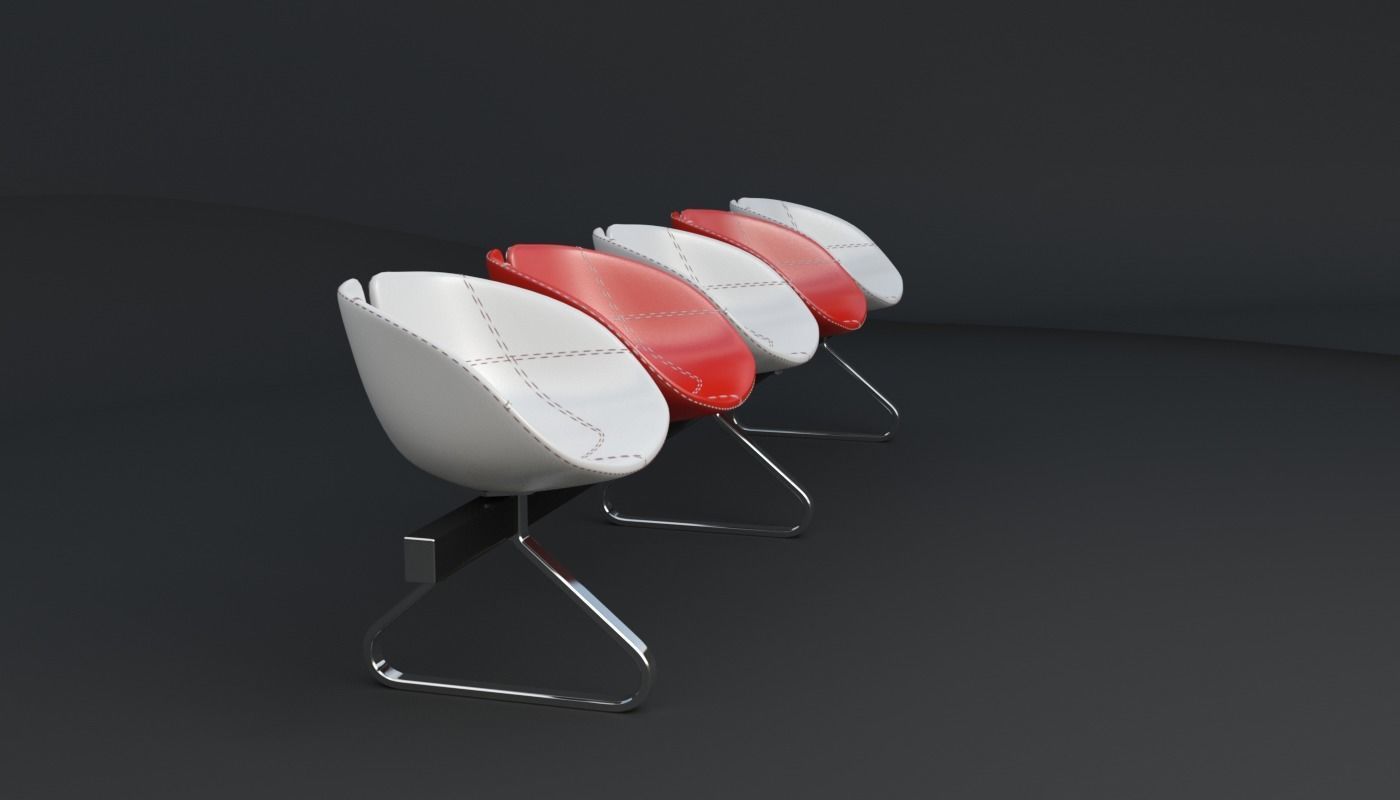 Fjord Bench Sistema Five Iray piu 3D model_58