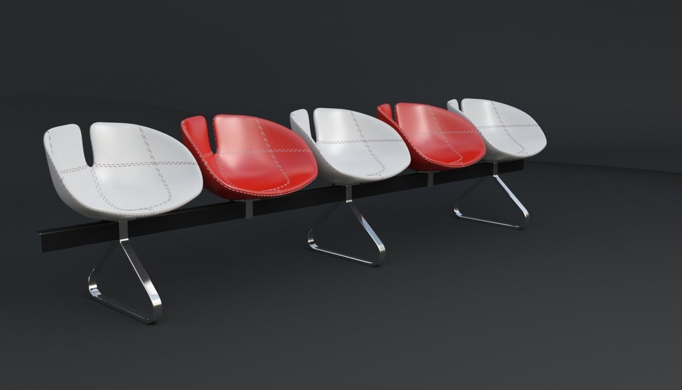 Fjord Bench Sistema Five Iray piu 3D model_55