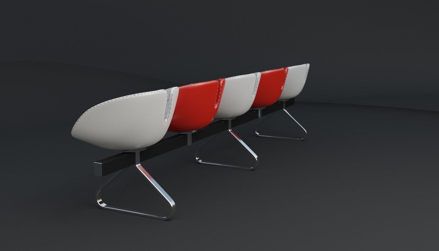 Fjord Bench Sistema Five Iray piu 3D model_75