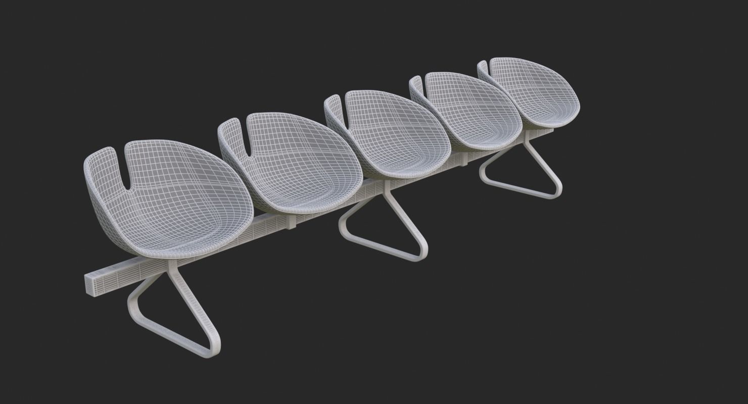 Fjord Bench Sistema Five Iray piu 3D model_21