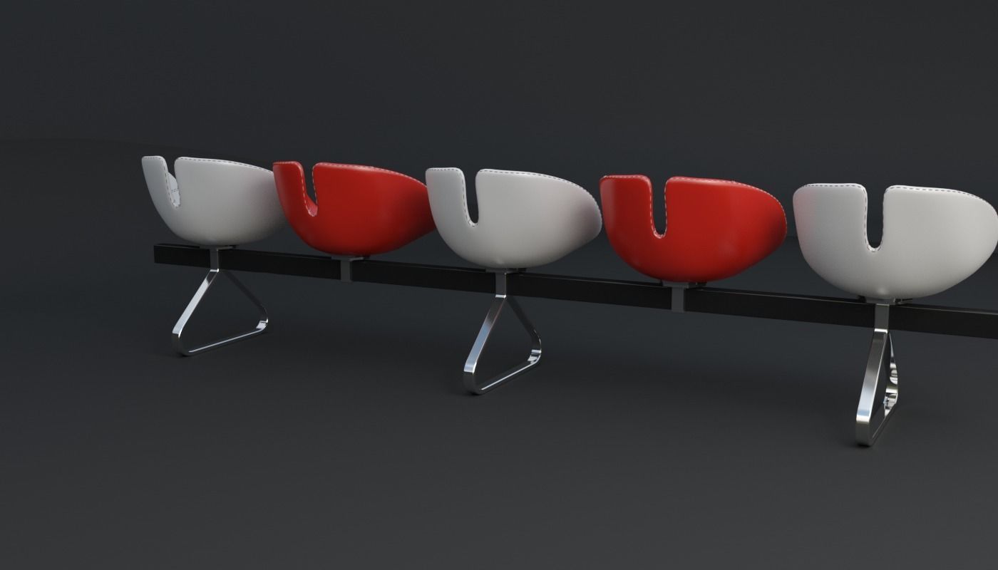 Fjord Bench Sistema Five Iray piu 3D model_66