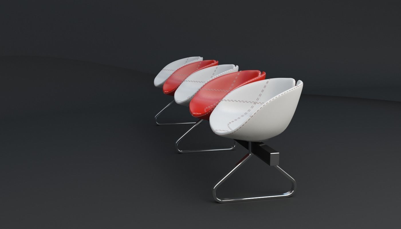 Fjord Bench Sistema Five Iray piu 3D model_79