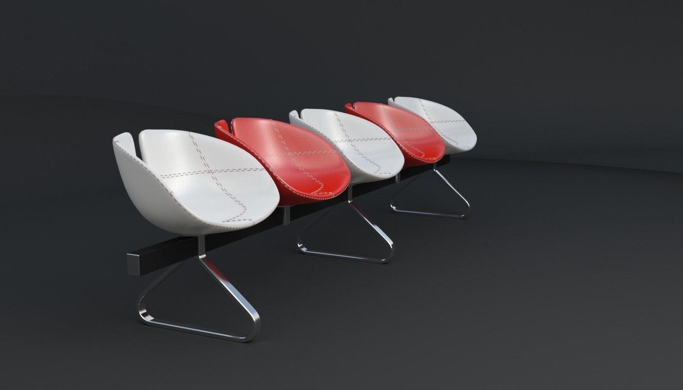 Fjord Bench Sistema Five Iray piu 3D model_57