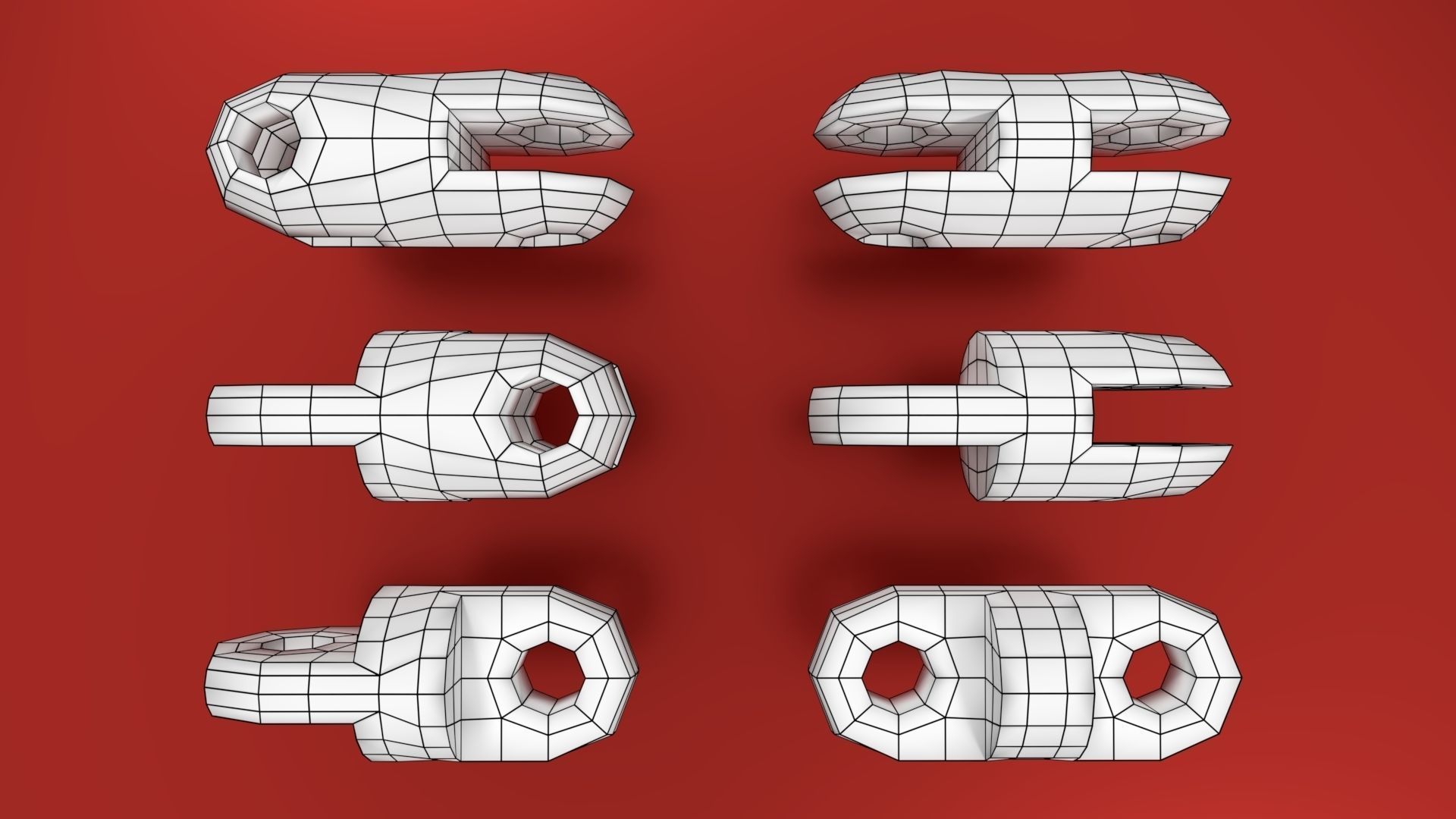 Joint Universal Low-Poly Low-poly 3D model_1