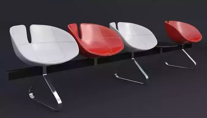 Fjord Bench Sistema Table Iray piu 3D model