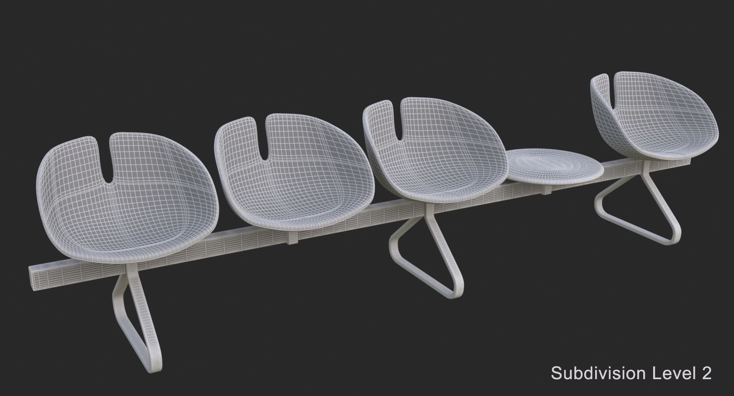 Fjord Bench Sistema Table Iray piu 3D model_13