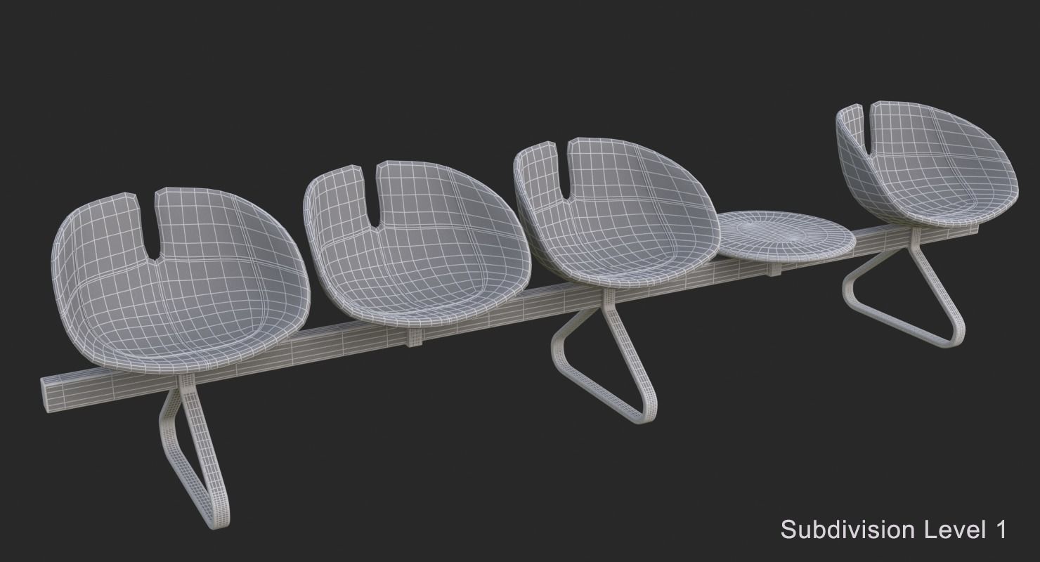Fjord Bench Sistema Table Iray piu 3D model_12