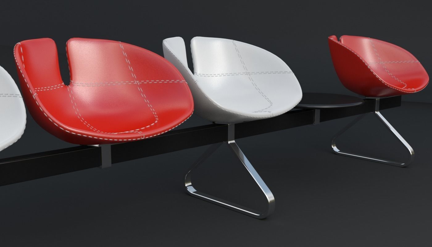 Fjord Bench Sistema Table Iray piu 3D model_1